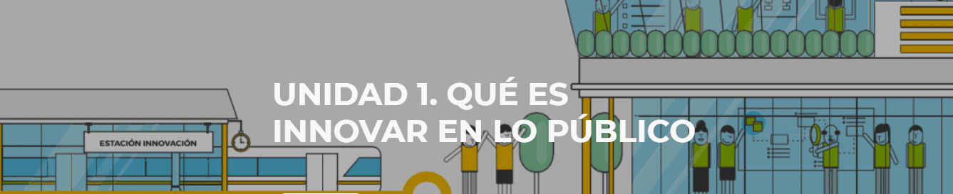 Unidad 1. Qué es innovar en lo público. Personas en la estación de tren