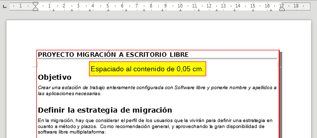Imagen animada alternando el espaciado del borde al contenido Imagen animada alternando el espaciado del borde al contenido