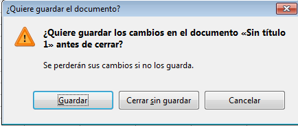 Advertencia de documento modificado