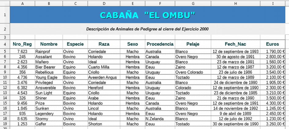 Apariencia final del documento de práctica