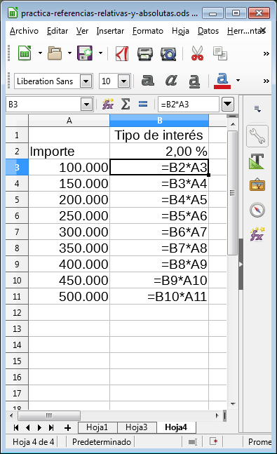 Visualización de fórmulas