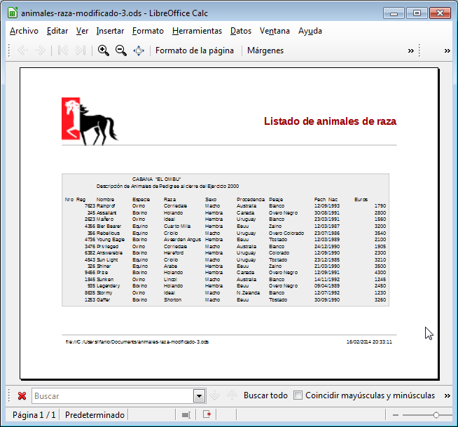 Modelo resultado final del ejercicio