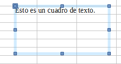 Cuadro de texto seleccionado
