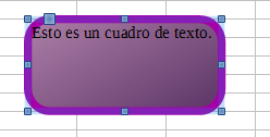 Cuadro de texto con los vértices redondeados