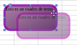 Desplazando el cuadro de texto