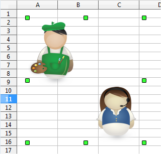 Imágenes sin alinear