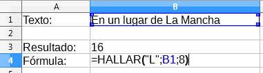 Función HALLAR a partir de determinada posición