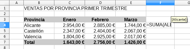 Nombre para autocompletar al escribir fórmula