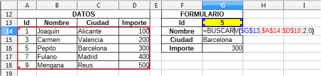 Búsqueda exacta con BUSCARV dará el resultado correcto