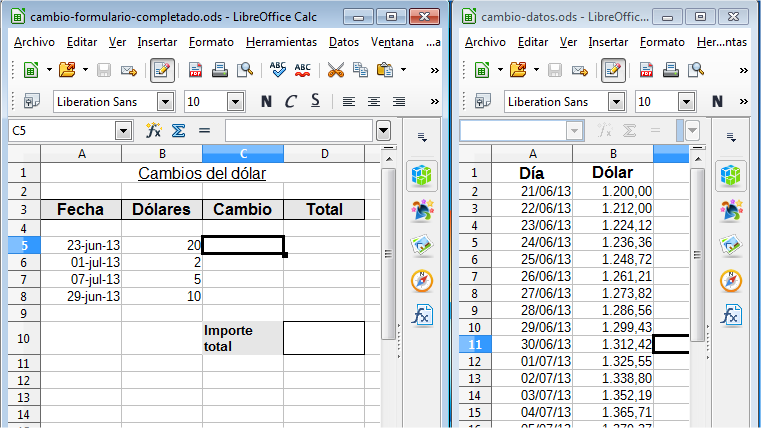 Dos documentos en paralelo Dos documentos en paralelo