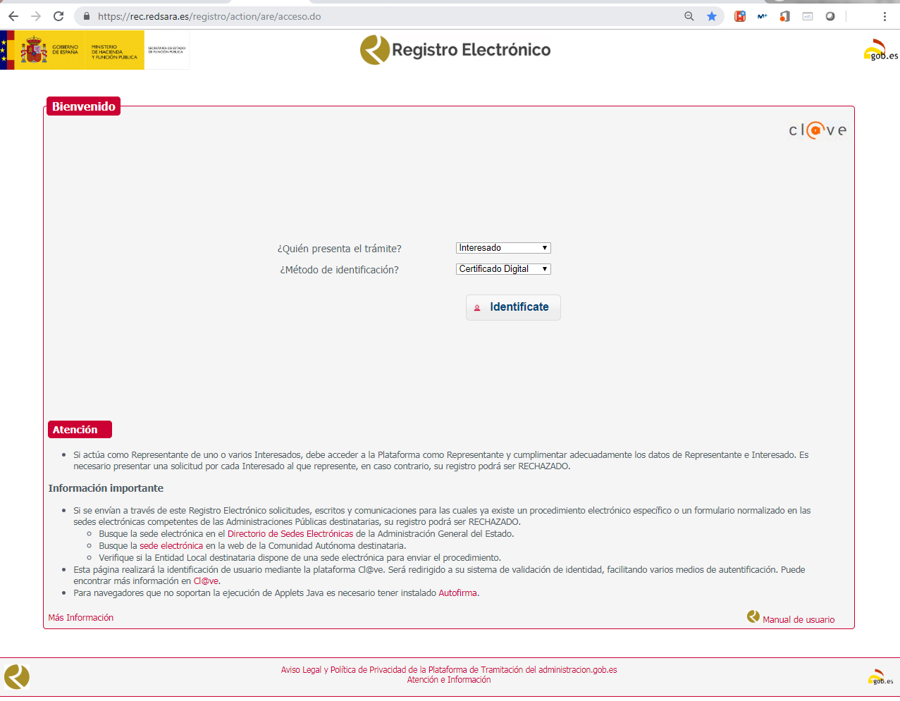 Registro Electrónico